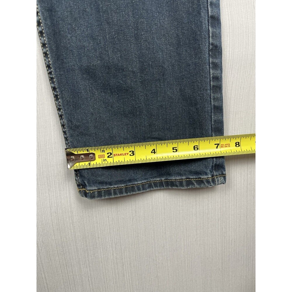 Wrangler Authentics Mens 38x30 Dark Wash Jeans Stretch Denim Workwear - Picture 13 of 13